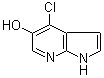 structure of CAS# 1020056-82-9, 4-氯-1H-吡咯并[2,3-b]吡啶-5-醇