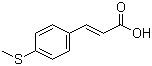 structure of CAS# 102016-58-0, 对甲硫基肉桂酸