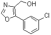 structure of CAS# 1020252-88-3, 5-(3-氯苯基)-4-恶唑甲醇