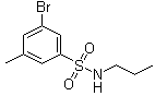 structure of CAS# 1020252-89-4, 3-Bromo-5-methyl-N-propylbenzenesulfonamide