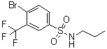 CAS 登录号：1020253-00-2, 4-溴-N-丙基-3-(三氟甲基)苯磺酰胺