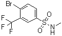 CAS 登录号：1020253-01-3, 4-溴-N-甲基-3-(三氟甲基)苯磺酰胺