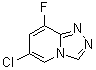 structure of CAS# 1020253-21-7, 6-氯-8-氟-1,2,4-三唑并[4,3-a]吡啶