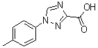 structure of CAS# 1020253-51-3, 1-(4-甲基苯基)-1H-1,2,4-三唑-3-羧酸