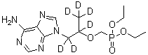 CAS 登录号：1020719-38-3, P-[[1-[(6-氨基-9H-嘌呤-9-基)甲基-d<sub>2</sub>]乙氧基-1,2,2,2-d<sub>4</sub>]甲基]膦酸二乙酯