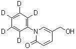 CAS # 1020719-52-1, 5-(Hydroxymethyl)-1-(phenyl-2,3,4,5,6-d<sub>5</sub>)-2(1H)-pyridinone