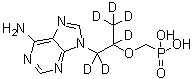 CAS # 1020719-94-1, P-[[1-[(6-Amino-9H-purin-9-yl)methyl-d<sub>2</sub>]ethoxy-1,2,2,2-d<sub>4</sub>]methyl]phosphonic acid