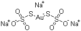 CAS # 10210-36-3, Gold sodium thiosulfate, Auricidine, Sanochrysine