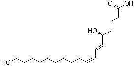 CAS # 1021188-24-8, (5S,6E,8Z)-5,18-Dihydroxy-6,8-octadecadienoic acid
