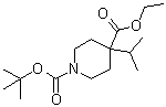structure of CAS# 1022128-75-1, 4-异丙基-1,4-哌啶二甲酸 1-叔丁基 4-乙基酯