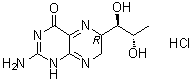 CAS 登录号：102340-67-0, [6R-[6R*(1R*,2S*)]]-2-氨基-6-(1,2-二羟基丙基)-6,7-二氢-4(1H)-蝶啶酮单盐酸盐