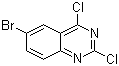 structure of CAS# 102393-82-8, 6-溴-2,4-二氯喹唑啉