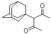 CAS # 102402-84-6, 3-(1-Adamantyl)-2,4-pentanedione, 3-(1-Adamantyl)-pentane-2,4-dione