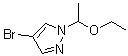 structure of CAS# 1024120-52-2, 4-Bromo-1-(1-ethoxyethyl)-1H-pyrazole