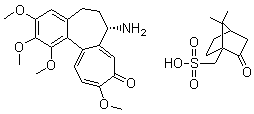 CAS # 102419-98-7, (S)-N-Deacetylcolchicine d-10-camphorsulfonate