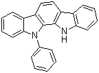 structure of CAS# 1024598-06-8, 11,12-二氢-11-苯基吲哚并[2,3-a]咔唑