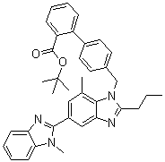 CAS # 1026438-56-1, 4'-[(1,7'-Dimethyl-2'-propyl[2,5'-bi-1H-benzimidazol]-1'-yl)methyl]-[1,1'-biphenyl]-2-carboxylic acid 1,1-dimethylethyl ester