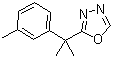 CAS # 1026444-42-7, 2-[1-Methyl-1-(3-methylphenyl)ethyl]-1,3,4-oxadiazole