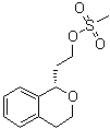 CAS 登录号：1026828-66-9, (1S)-3,4-二氢-1H-2-苯并吡喃-1-乙醇甲烷磺酸酯