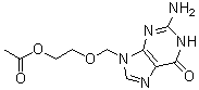 structure of CAS# 102728-64-3, 9-(2-Acetoxyethoxymethyl)guanine