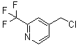 CAS # 1027545-48-7, 4-(Chloromethyl)-2-(trifluoromethyl)pyridine