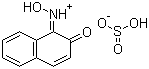 CAS 登录号：10279-68-2, 媒介绿 4, 1,2-萘二酮-1-肟酸式亚硫酸盐
