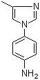 structure of CAS# 102791-87-7, 1-(4-Aminophenyl)-4-methyl-1H-imidazole