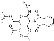 CAS # 102816-24-0, 2-Deoxy-2-(1,3-dihydro-1,3-dioxo-2H-isoindol-2-yl)-beta-D-glucopyranosyl azide 3,4,6-triacetate