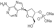 CAS # 102832-10-0, 2'-Deoxy-3'-adenylic acid disodium salt