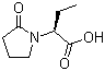structure of CAS# 102849-49-0, (2S)-2-(2-氧代吡咯烷-1-基)丁酸