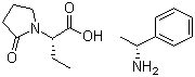 CAS 登录号：102916-46-1, (S)-alpha-乙基-2-氧代-1-吡咯烷乙酸 (R)-alpha-甲基苯甲胺盐