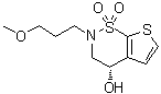 CAS # 1029324-91-1, (4S)-3,4-Dihydro-2-(3-methoxypropyl)-2H-thieno[3,2-e]-1,2-thiazin-4-ol 1,1-dioxide