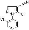 CAS 登录号：102996-34-9, 5-氯-1-(2-氯苯基)-1H-吡唑-4-甲腈