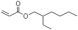 structure of CAS# 103-11-7, 丙烯酸 2-乙基己酯