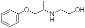 CAS # 103-39-9, N-(Phenoxyisopropyl)ethanolamine, 2-[(1-Methyl-2-phenoxyethyl)amino]ethanol