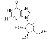 structure of CAS# 10300-27-3, 3'-O-甲基鸟苷
