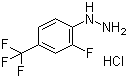 structure of CAS# 1030313-53-1, 2-氟-4-(三氟甲基)苯肼盐酸盐