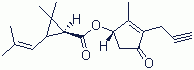 CAS # 103065-19-6, D-Prallethrin, :(S)-2-Methyl-3-(2-propynyl)-4-oxocyclopent-2-enyl-(lR)-cis,trans-2,2-dimethyl-3-(2-methyl-1-propenyl)cyclopropanecarboxylate