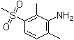 structure of CAS# 10311-40-7, 2,6-二甲基-3-(甲基磺酰基)苯胺