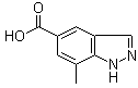 structure of CAS# 1031417-41-0, 7-甲基-1H-吲唑-5-羧酸