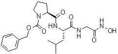 CAS # 103145-74-0, 1-[(Phenylmethoxy)carbonyl]-L-prolyl-L-leucyl-N-hydroxyglycinamide