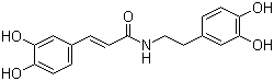 structure of CAS# 103188-49-4, (E)-3-(3,4-二羟基苯基)-N-[2-(3,4-二羟基苯基)乙基]-2-丙烯酰胺