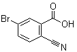 structure of CAS# 1032231-28-9, 5-溴-2-氰基苯甲酸