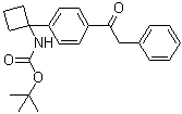 CAS 登录号：1032349-98-6, [1-[4-(苯基乙酰基)苯基]环丁基]氨基甲酸叔丁酯