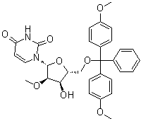 structure of CAS# 103285-22-9, 5'-O-(4,4'-二甲氧基三苯甲基)-2'-O-甲基尿苷