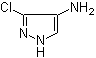 structure of CAS# 103286-54-0, 3-氯-1H-吡唑-4-胺