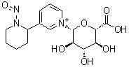 CAS # 1033078-12-4, 1-beta-D-Glucopyranuronosyl-3-(1-nitroso-2-piperidinyl)pyridinium