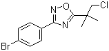 structure of CAS# 1033201-95-4, 3-(4-溴苯基)-5-(1-氯-2-甲基异丙基)-1,2,4-恶二唑
