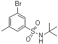 structure of CAS# 1033201-97-6, 3-溴-N-(叔丁基)-5-甲基苯磺酰胺