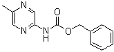 structure of CAS# 1033418-57-3, N-(5-甲基-2-吡嗪基)氨基甲酸苄酯